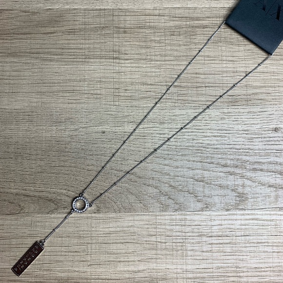 A/X Armani Exchange Tag Necklace NIB!! - Picture 3 of 8